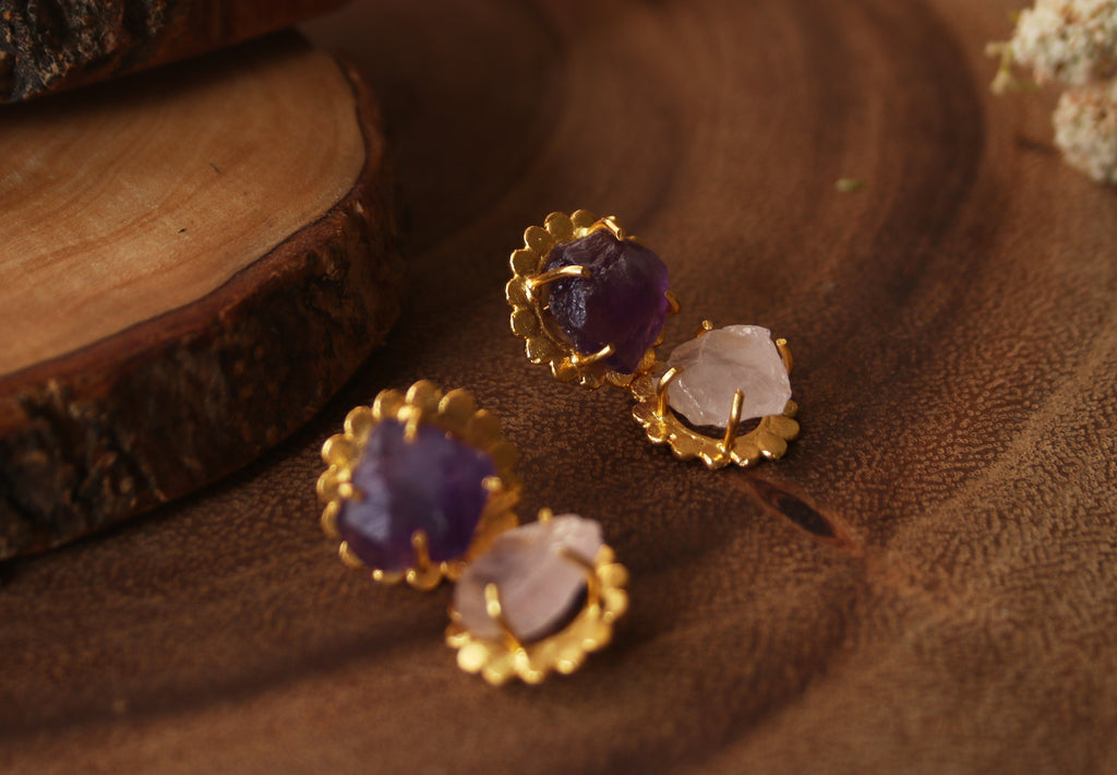 Buds Earrings by Soenaar, handcrafted 18k gold-plated jewelry (photo 2)
