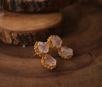 Buds Earrings by Soenaar, handcrafted 18k gold-plated jewelry (photo 6)