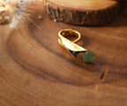 Nepenthes Ring by Soenaar, handcrafted 18k gold-plated jewelry (photo 3)