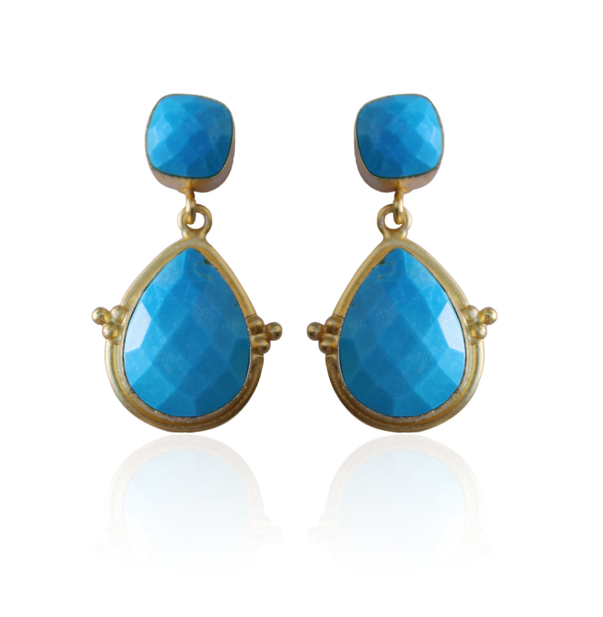 Demure Earrings by Soenaar, handcrafted 18k gold-plated jewelry (photo 4)