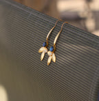 Trine Earrings by Soenaar, handcrafted 18k gold-plated jewelry (photo 3)