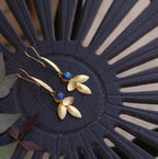 Trine Earrings by Soenaar, handcrafted 18k gold-plated jewelry (photo 4)