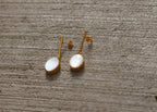String Earrings by Soenaar, handcrafted 18k gold-plated jewelry (photo 3)