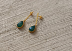 String Earrings by Soenaar, handcrafted 18k gold-plated jewelry (photo 6)