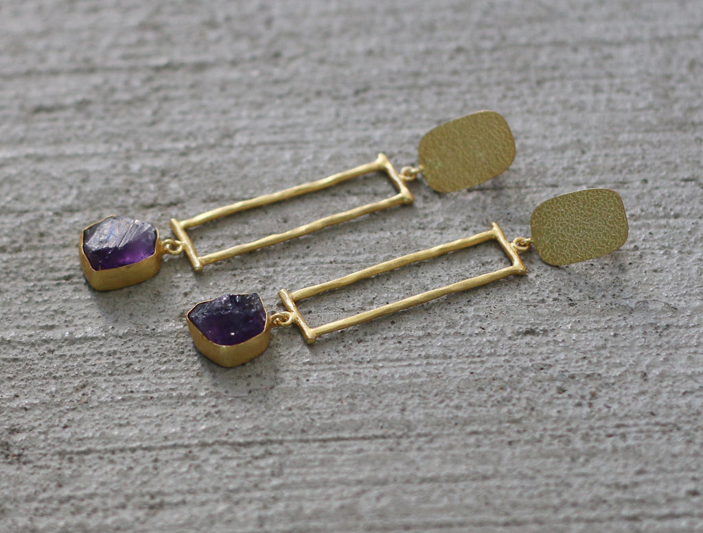Cleopatra Earrings by Soenaar, handcrafted 18k gold-plated jewelry (photo 4)