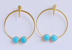 Tribal Folk earrings by Soenaar, handcrafted 18k gold-plated jewelry (photo 6)