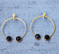 Tribal Folk earrings by Soenaar, handcrafted 18k gold-plated jewelry (photo 5)