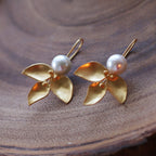 Angel 18k Gold Plated Earrings by Soenaar, handcrafted 18k gold-plated jewelry (photo 2)