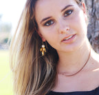 Angel 18k Gold Plated Earrings by Soenaar, handcrafted 18k gold-plated jewelry