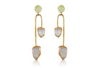 Balance 18k Gold Plated Earrings by Soenaar, handcrafted 18k gold-plated jewelry (photo 13)