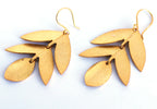 Bevy Handcrafted 18k Gold Plated Hook Earrings by Soenaar, handcrafted 18k gold-plated jewelry (photo 3)