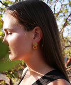 Buds Earrings by Soenaar, handcrafted 18k gold-plated jewelry (photo 3)