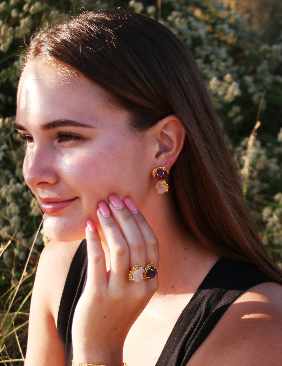 Buds Earrings by Soenaar, handcrafted 18k gold-plated jewelry