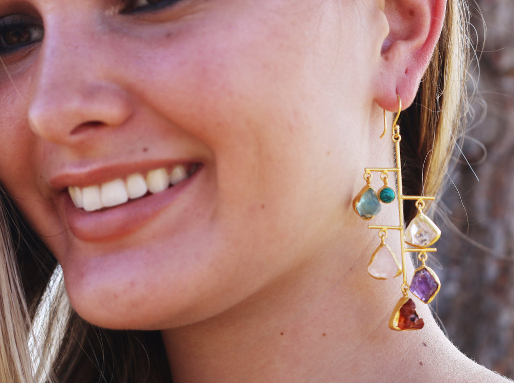 Collective Earrings by Soenaar, handcrafted 18k gold-plated jewelry