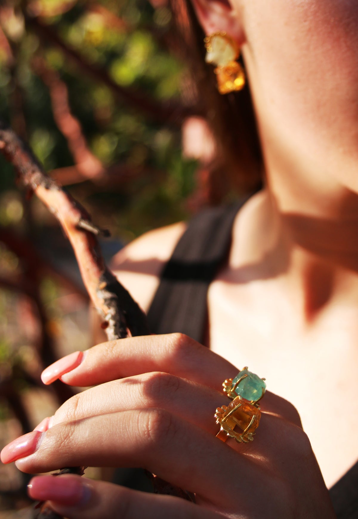 Buds ring by Soenaar, handcrafted 18k gold-plated jewelry (photo 4)