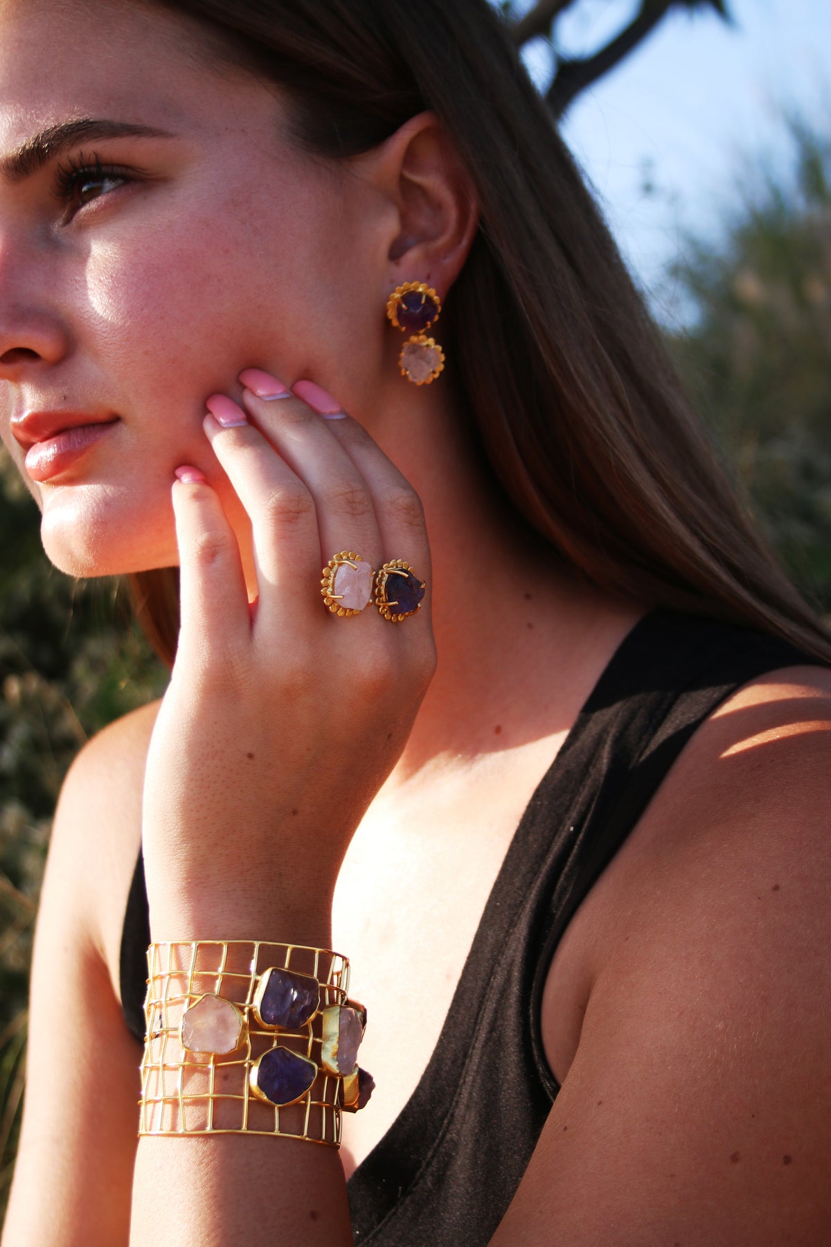 Buds ring by Soenaar, handcrafted 18k gold-plated jewelry (photo 5)
