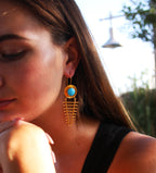 Seedi Earrings by Soenaar, handcrafted 18k gold-plated jewelry (photo 4)
