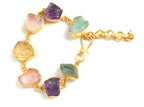 Single stone bracelet by Soenaar, handcrafted 18k gold-plated jewelry (photo 2)