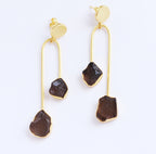 Balance 18k Gold Plated Earrings by Soenaar, handcrafted 18k gold-plated jewelry (photo 6)