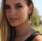 Trine Earrings by Soenaar, handcrafted 18k gold-plated jewelry